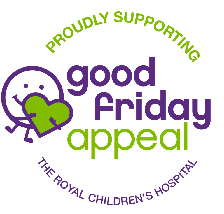 Proudly supporting the Good Friday Appeal for the Royal Children's Hospital